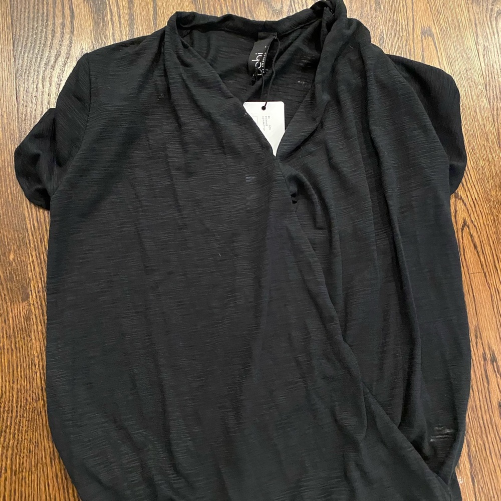 NWT Bobi short sleeve shirt with overlap - Picture 2 of 4